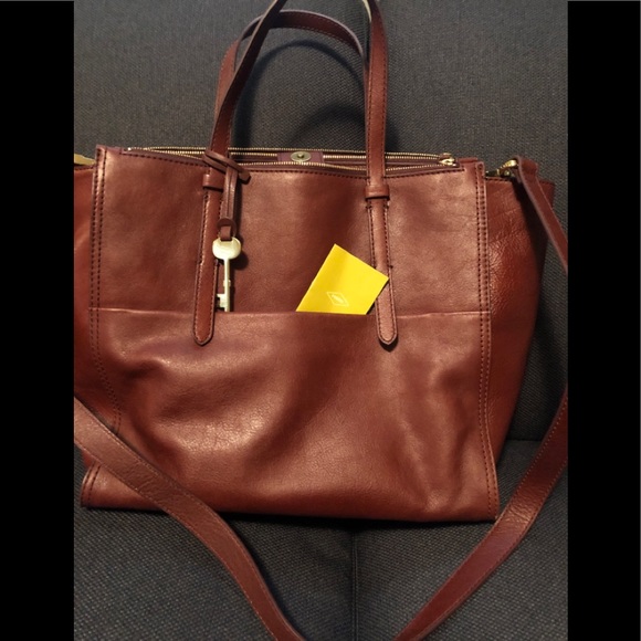 fossil campbell tote bag